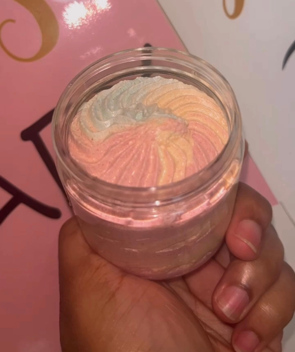 Mango or Sangria Body Butter Scrub